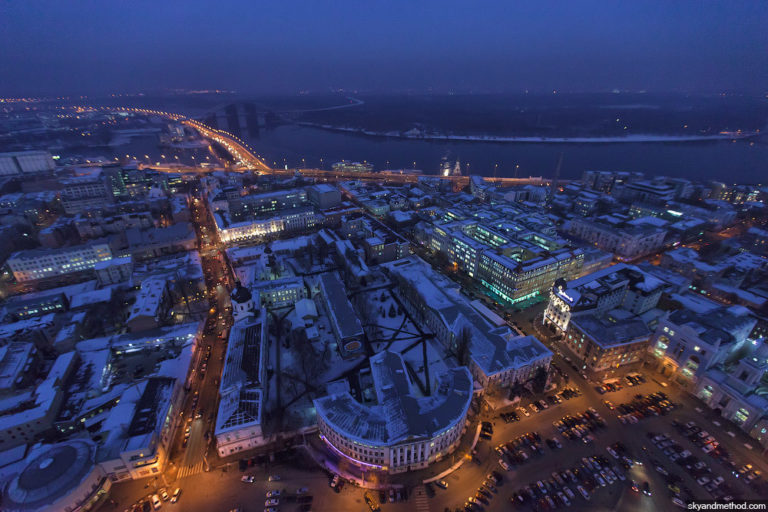 Зимний Киев с высоты птичьего полета - 979854-768x512